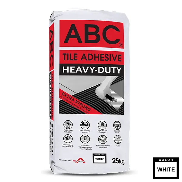 ABC Tile Adhesive - Heavy Duty - White