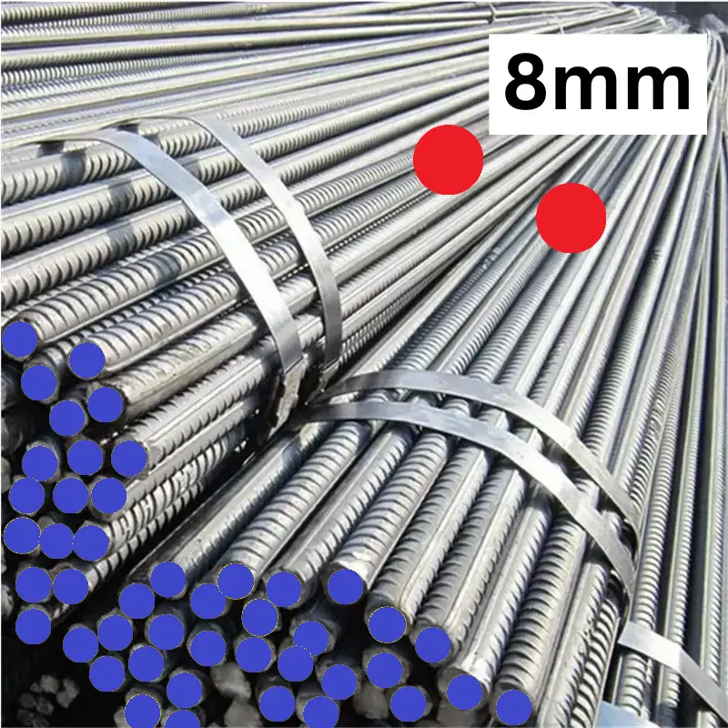 8 mm - Kabilya - Rebar (550W/80) - Weldable