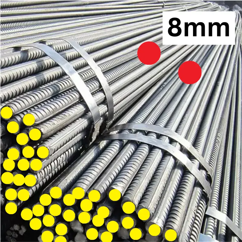 8 mm - Kabilya - Rebar (280W/40) - Weldable