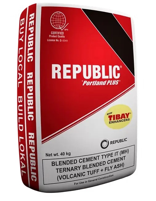 Republic - Portland Plus - Volcanic Tuff + Fly Ash Blended Cement - Type 1T (MH)