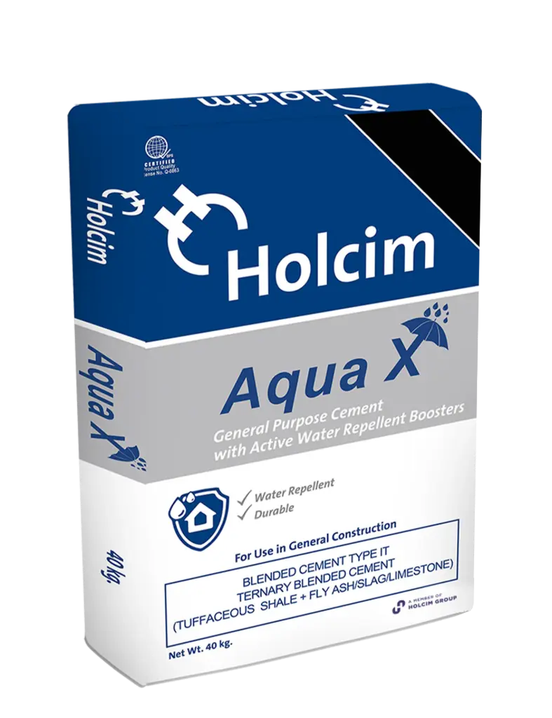 Holcim - Aqua X - General Purpose Blended Cement - Type 1T