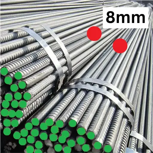 8 mm - Kabilya - Rebar (420W/60) - Weldable