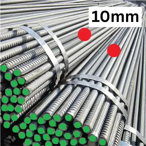 10 mm - Kabilya - Rebar (420W/60) - Weldable