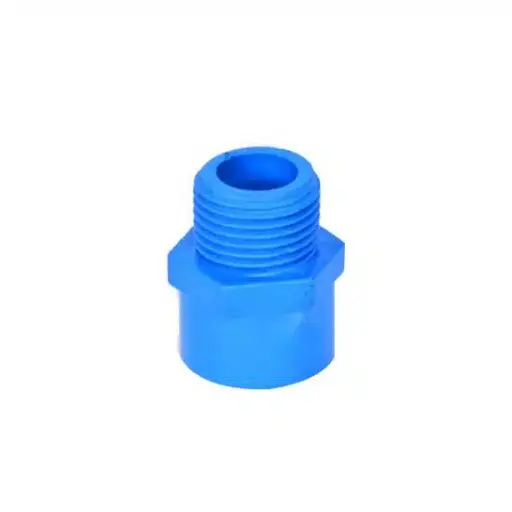 Emerald PVC Blue - Straight Male Adapter - 50mm (1 3/4")
