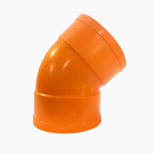 Emerald PVC Sanitary - Elbow - 45deg - 160mm (6")