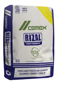 Cemex - Rizal High Strength - Portland-Pozzolan Cement Blended - Type 1P 