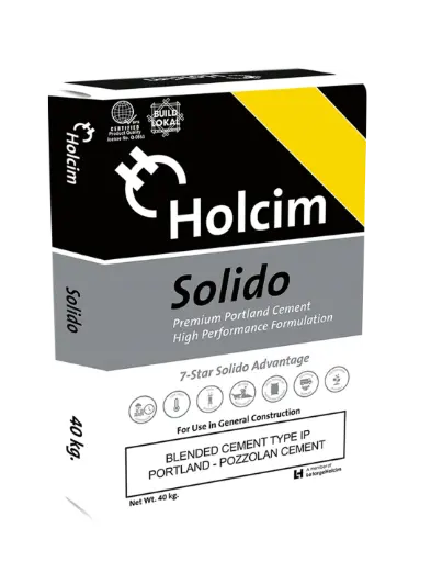 Holcim - Solido Premium Portland - Portland-Pozzoland Blended - Type 1P Cement