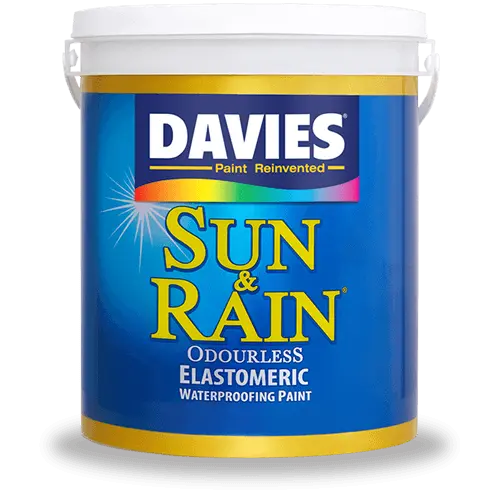 Davies Sun & Rain Odorless Elastomeric Waterproofing Paint