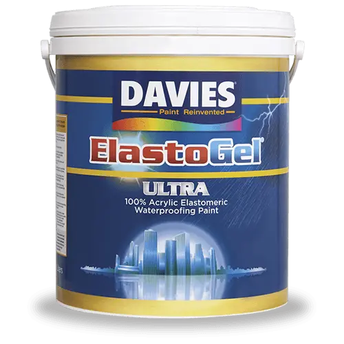 Davies Elastogel Ultra 100% Acrylic Elastomeric Waterproofing Paint