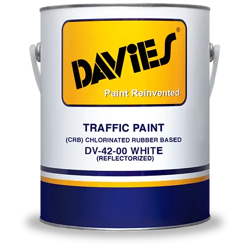 Davies - Reflectorized Traffice Paint (CRB) Chlorinated Rubber Based DV-42 White 