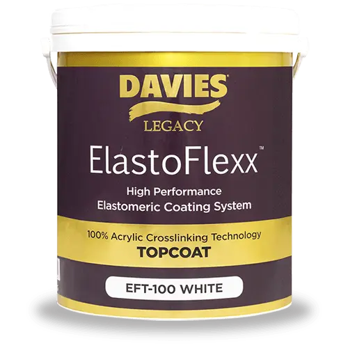 Davies ElastoFlexx Elastomeric Coating System Topcoat White EFT-100 