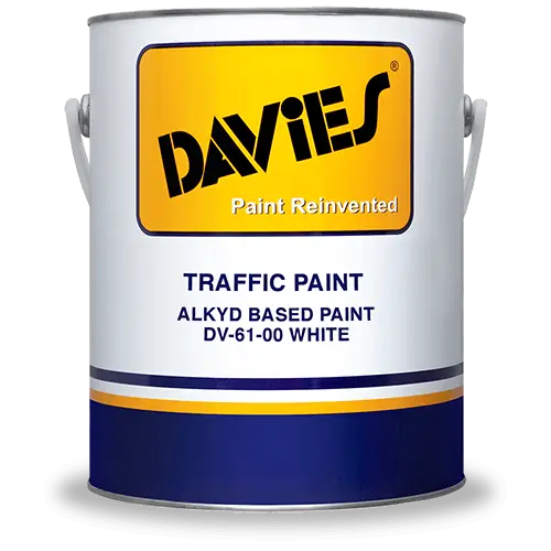 Davies - Traffic Paint Alkyd-Based Paint White DV-61
